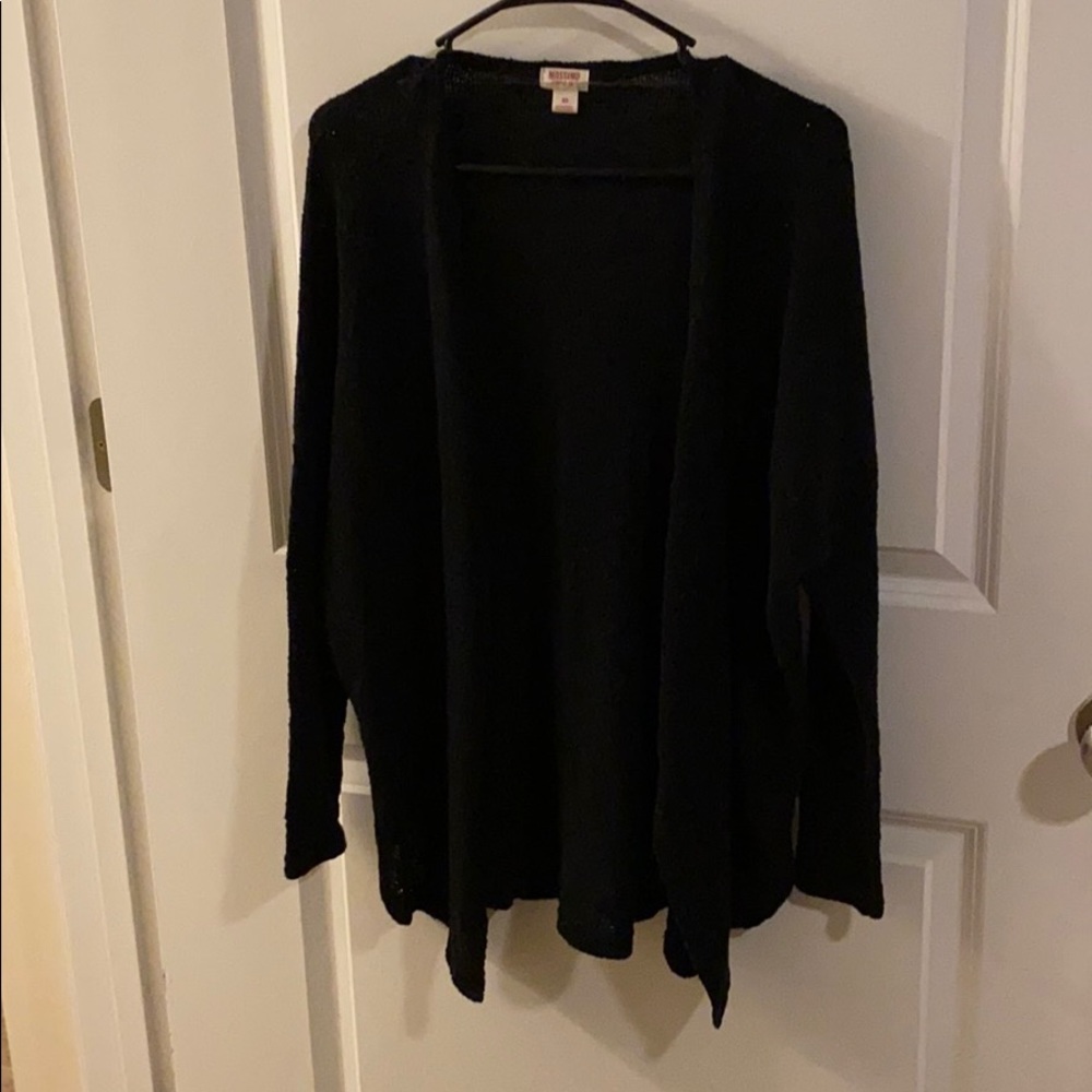 Black cardigan